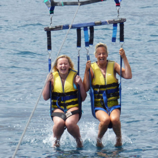 Vuelo en Parascending en Costa Adeje (Santa Cruz de Tenerife)