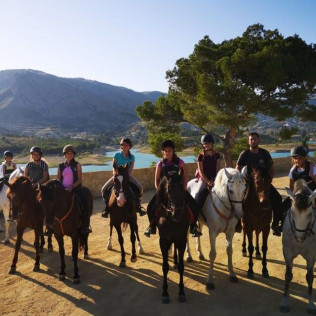 Paseo a Caballo por la Montaña con Vistas al Mar para dos (Villajoyosa, Alicante)