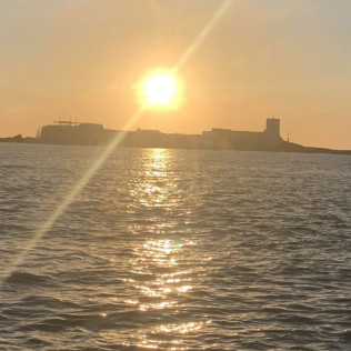 Paseo en Barco Privado para dos para ver la Puesta de Sol en la Bahía de Cádiz (Cádiz)