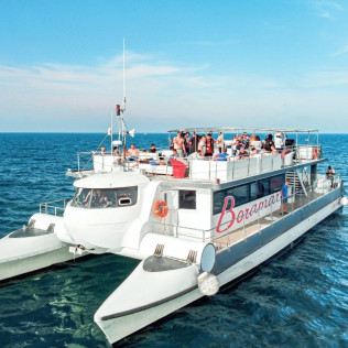 Paseo en Catamarán a la Puesta de Sol con Copa de Agua de Valencia (Valencia)