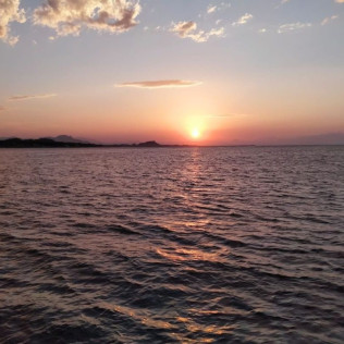 Paseo en Catamarán a la Puesta de Sol con Copa de Agua de Valencia (Valencia)