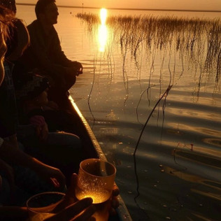 Paseo en Barca con Cata de Vino o Vermut por la Albufera (El Palmar, Valencia)