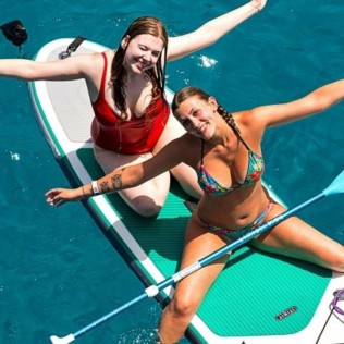 Paseo en Barco por las Calas de Ibiza con Bebidas, Aperitivo, Snorkel y Paddle Surf (Ibiza) 