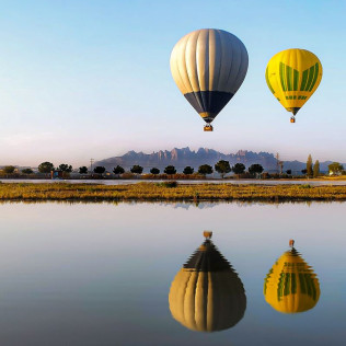 Paseo en Globo con Cava y Fotos para dos (Barcelona)