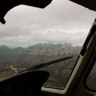 Paseo Privado en Helicóptero por Montserrat para dos (Barcelona)