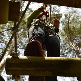 Circuitos en los Árboles: Entrada a Pedraforca ParcAventura (Barcelona)