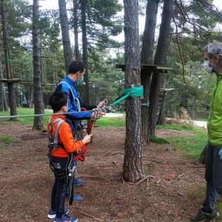 Circuitos en los Árboles: Entrada a Pedraforca ParcAventura (Barcelona)
