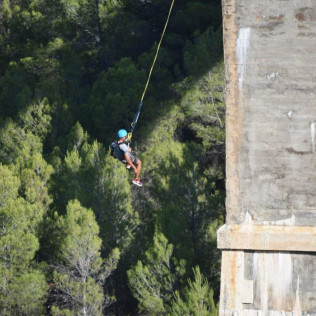 Puenting con Vídeo: Salto de 50 metros (El Mascarat, Alicante)