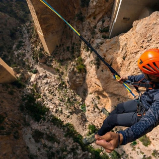 Puenting con Vídeo: Salto de 50 metros (El Mascarat, Alicante)