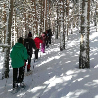 Ruta con Raquetas de Nieve por Santa Inés - Peñas Albas (Soria)