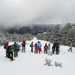 Ruta con Raquetas de Nieve por Santa Inés - Peñas Albas (Soria)