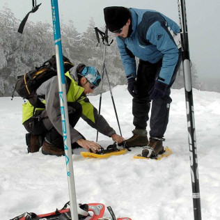 Ruta con Raquetas de Nieve por Santa Inés - Peñas Albas (Soria)
