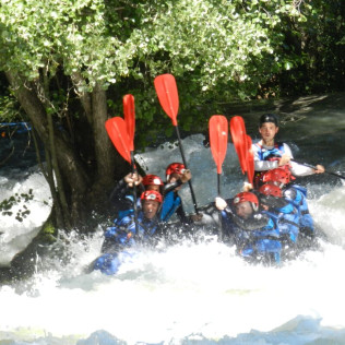 Rafting para dos en el río Ebro (Las Rozas de Valdearroyo, Cantabria)