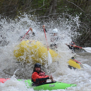 Rafting de Llavorsí a Sort para dos (Lleida)