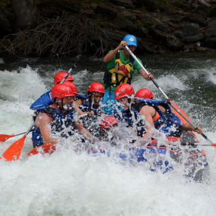Rafting en el Río Noguera Pallaresa (Llavorsí, Lleida)