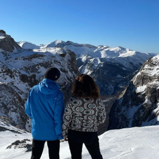 Ruta Privada en Raquetas de Nieve en Los Picos de Europa (Fuente Dé, Cantabria)