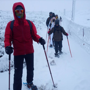 Ruta en Raquetas de Nieve con Fotos en Canchal Negro (Salamanca)