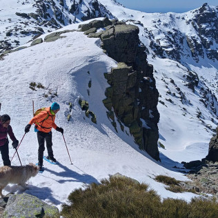 Ruta en Raquetas de Nieve con Fotos en Canchal Negro (Salamanca)