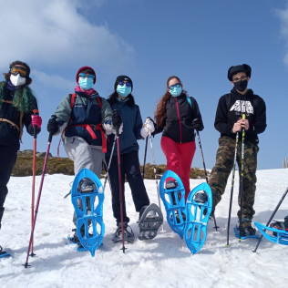 Ruta en Raquetas de Nieve con Fotos en Canchal Negro (Salamanca)