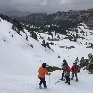 Raquetas de Nieve Bajo la Luna Llena para dos (Madrid)