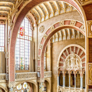 Entrada al Recinte Modernista de Sant Pau (Barcelona)