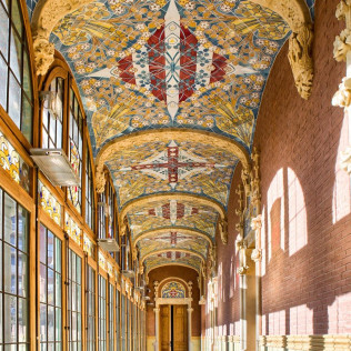 Entrada al Recinte Modernista de Sant Pau (Barcelona)