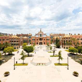 Entrada al Recinte Modernista de Sant Pau (Barcelona)