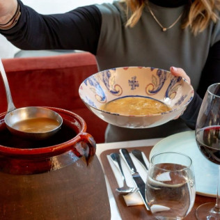 Menú Cocido Madrileño para dos en Restaurante El Café de la Ópera (Madrid)