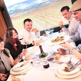 Comida en Restaurante Panorámico Vivanco (Briones, La Rioja)