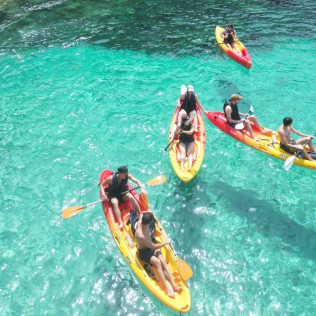 Ruta de las Cuevas en Kayak con Fotos (Ibiza)