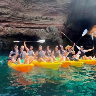 Ruta de las Cuevas en Kayak con Fotos (Ibiza)
