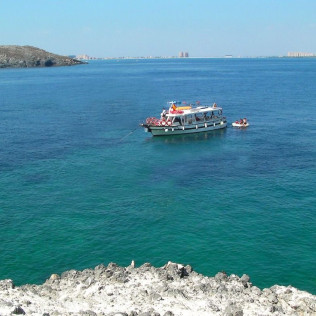 Ruta en Golondrina por 2 Mares Isla Grosa con Parada de Baño Opcional (Murcia)