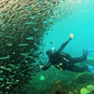 Bautizo de Buceo (Playa de Calahonda, Granada)