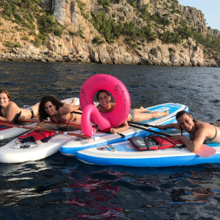 Excursión en SUP con Keida (Sant Elm, Mallorca)
