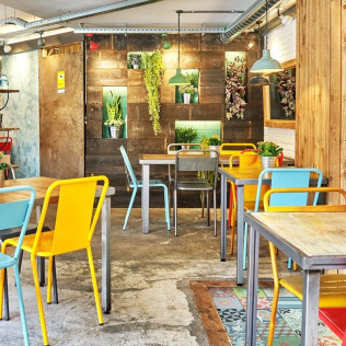 Menú Hamburguesa Kobe en Timesburg París (Barcelona)