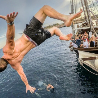 Tour de Día en Velero Histórico Rafael Verdera con Snorkel, Kayak, Paddle Surf y Comida (Palma de Mallorca, Mallorca)