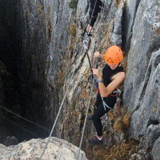 Vía Ferrata en Benalauría para dos (Málaga)