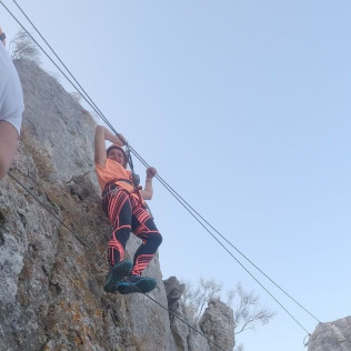 Vía Ferrata en Benalauría para dos (Málaga)