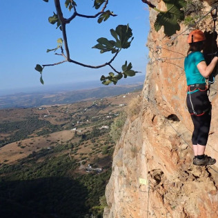Vía Ferrata en Casares para dos (Málaga)