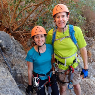 Vía Ferrata en Casares para dos (Málaga)