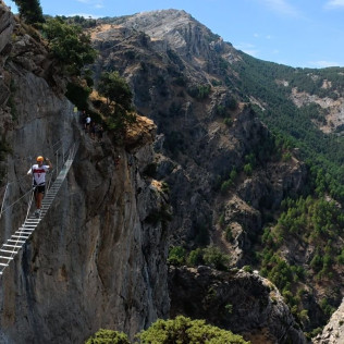Vía Ferrata de la Mocha o de la Escaleruela (Cazorla, Jaén)