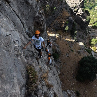 Vía Ferrata de la Mocha o de la Escaleruela (Cazorla, Jaén)