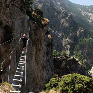 Vía Ferrata de la Mocha o de la Escaleruela (Cazorla, Jaén)