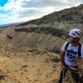 Vía Ferrata con Snack y Fotos (San Agustín, Gran Canaria)