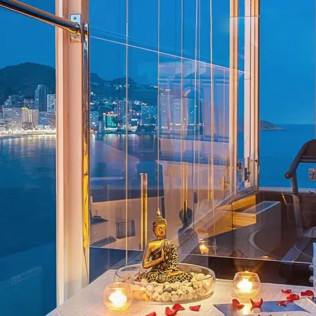 Sala VIP Privada con Sauna, Ducha de Sensaciones y Gran Jacuzzi  para dos en Villa Venecia Boutique Hotel 5* (Benidorm, Alicante)