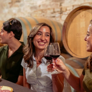 Montserrat, Tapas & Wine: Excursión Guiada a Montserrat, Visita a Bodega y Cata de Vino con Transporte desde Barcelona (Barcelona)