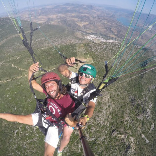 Vuelo Acrobático en Parapente (Ronda, Málaga)