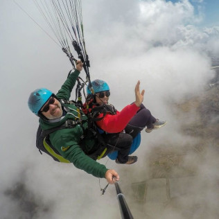 Vuelo Acrobático en Parapente (Tenerife)