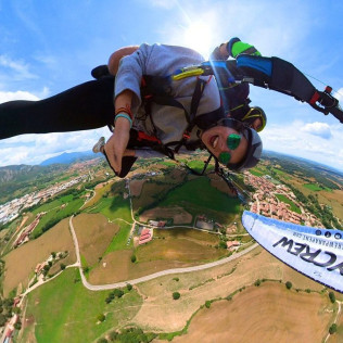 Vuelo Acrobático en Parapente (Ódena, Barcelona)