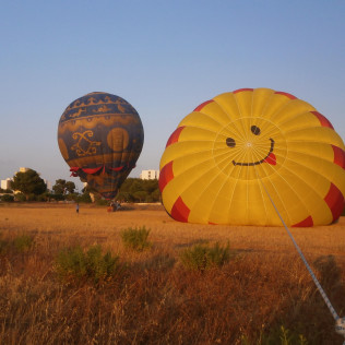 Vuelo en globo al atardecer con Cava, Fotos y Vídeo (Mallorca)
